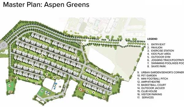 Prestige Aspen Greens master plan