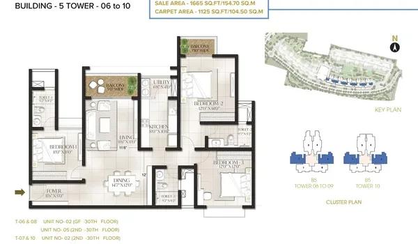 Prestige Meridian Park floor plan