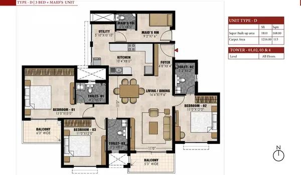 Prestige Elysian floor plan