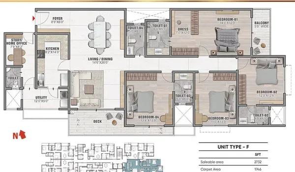 Prestige Camden Gardens floor plan