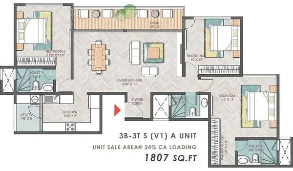 Prestige Park Grove floor plan