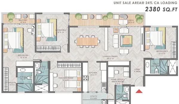 Prestige Park Grove floor plan