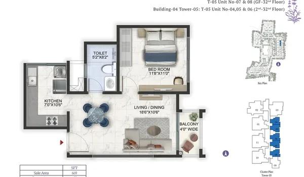Prestige Lavender Fields floor plan