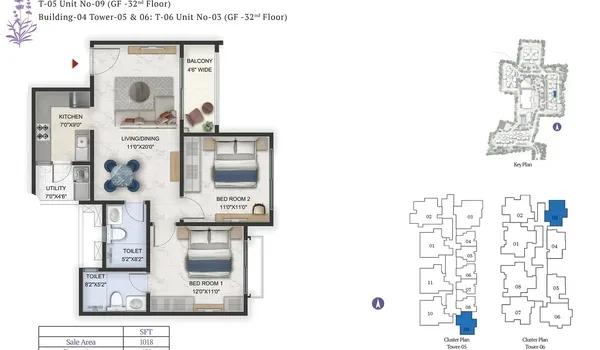 Prestige Lavender Fields floor plan