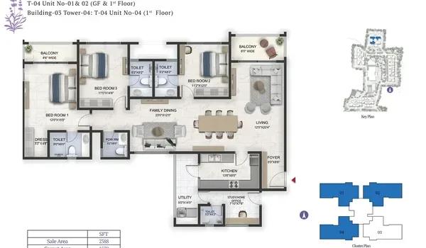 Prestige Lavender Fields floor plan