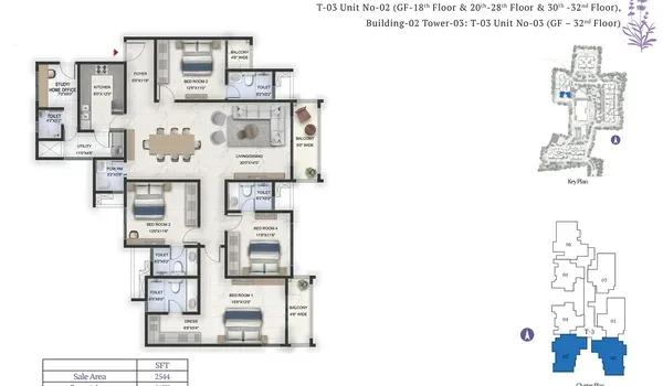 Prestige Lavender Fields floor plan