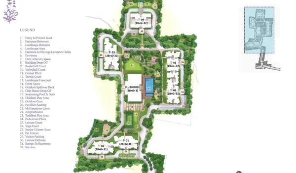 Prestige Lavender Fields master plan