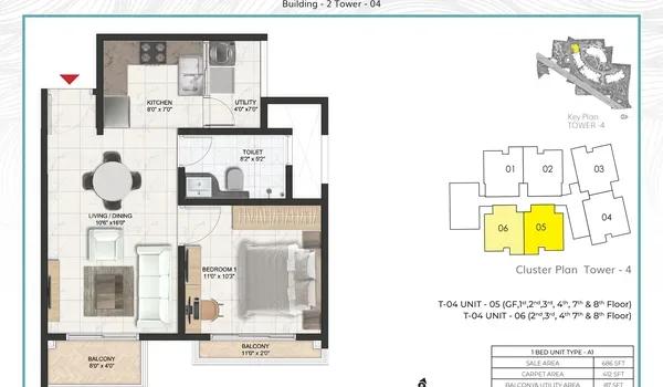 Prestige Serenity Shores floor plan
