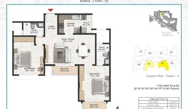 Prestige Serenity Shores floor plan