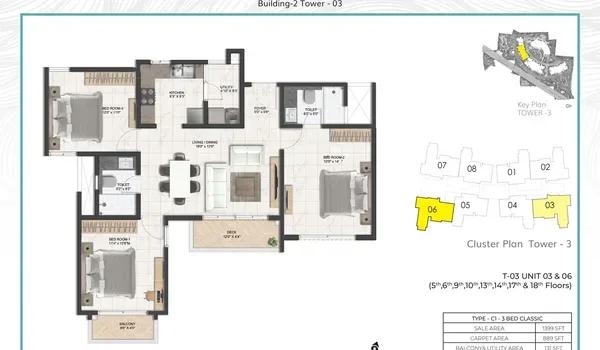 Prestige Serenity Shores floor plan