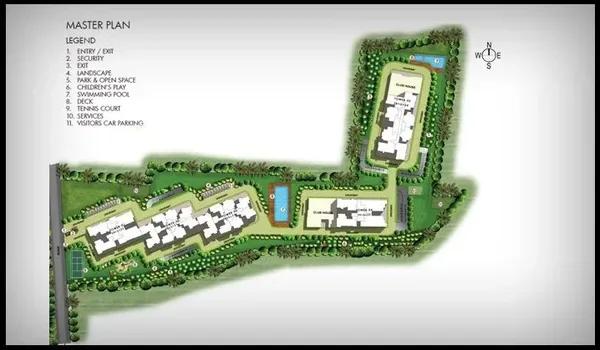 Prestige Misty Waters master plan