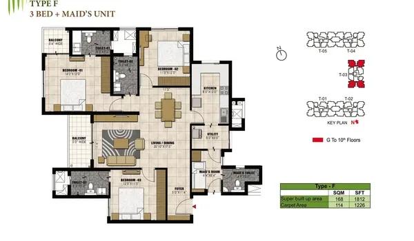 Prestige Willow Tree floor plan