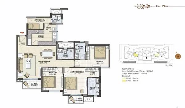 Prestige Pinewood floor plan