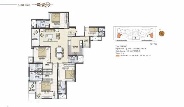 Prestige Pinewood floor plan