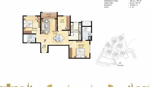 Prestige Falcon City floor plan