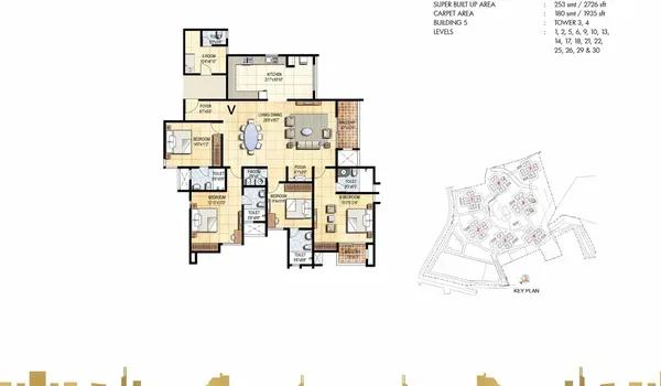 Prestige Falcon City floor plan