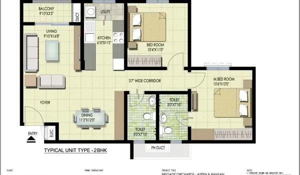 Brigade Orchards floor plan