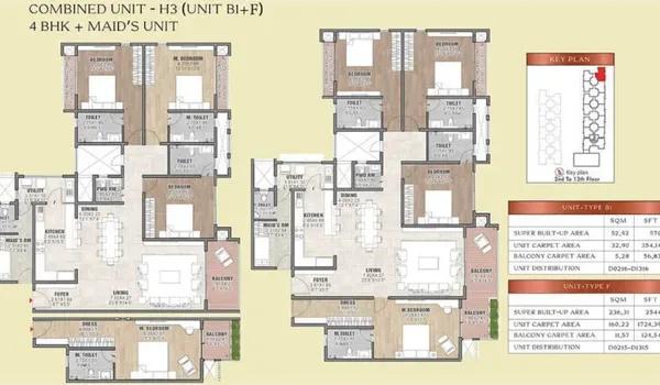 Brigade Insignia floor plan