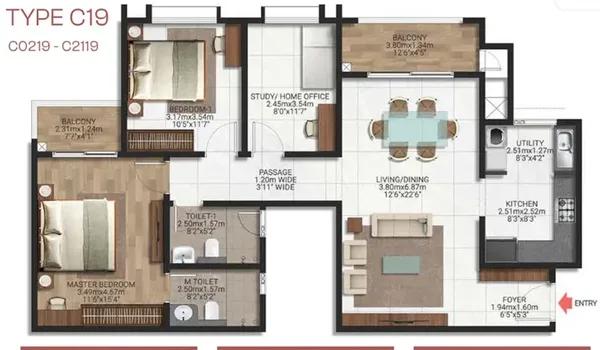 Brigade Lakecrest floor plan