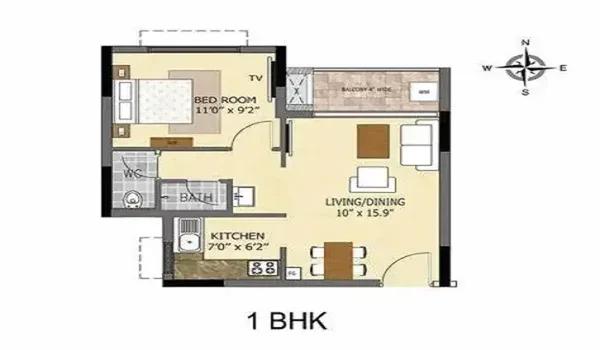 The Prestige City Sarjapur floor plan