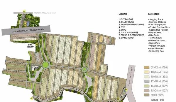 Prestige Great Acres master plan