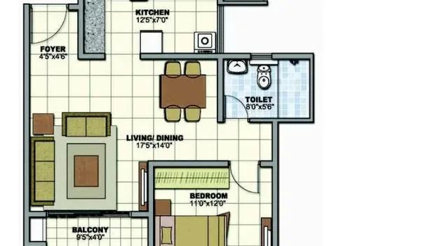 Prestige Sunrise Park floor plan