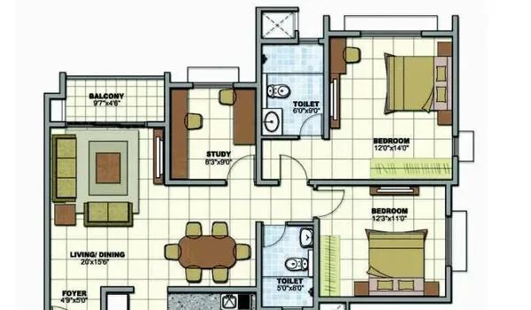 Prestige Sunrise Park floor plan