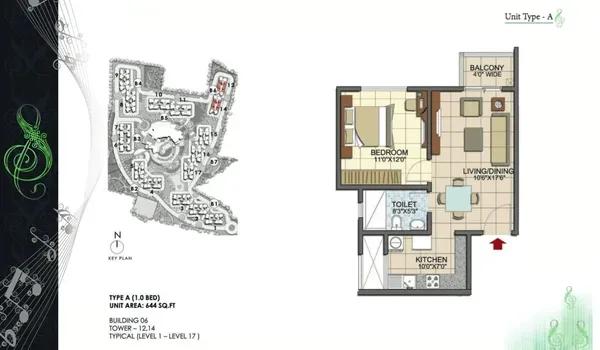 Prestige Song of the South floor plan