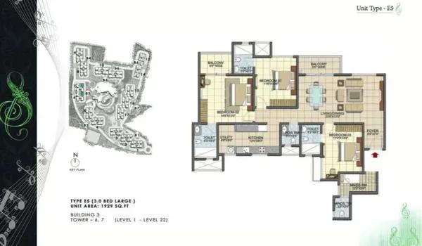 Prestige Song of the South floor plan