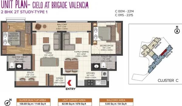 Brigade Valencia floor plan