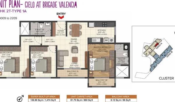 Brigade Valencia floor plan