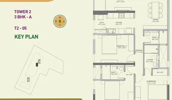 Birla Tisya floor plan