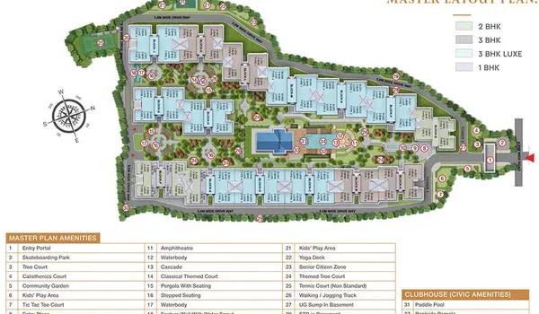 Godrej Athena master plan