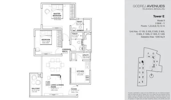 Godrej Avenues floor plan