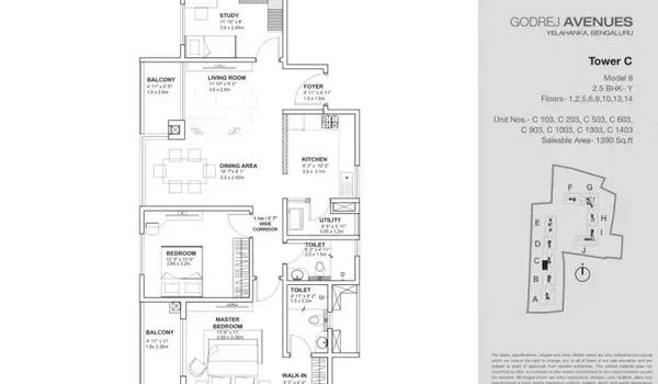 Godrej Avenues floor plan