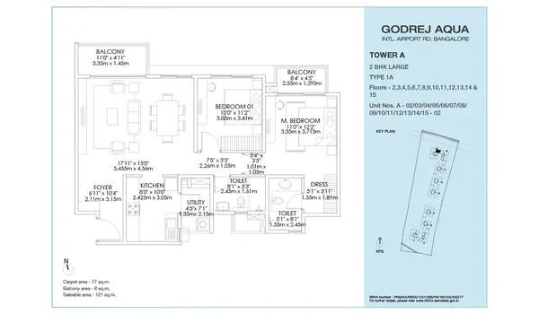 Godrej Aqua floor plan