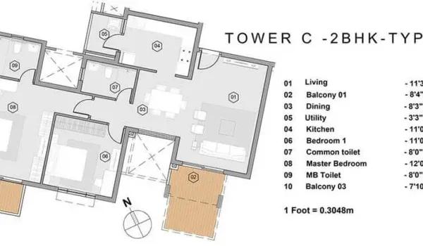 Purva Park Hill floor plan