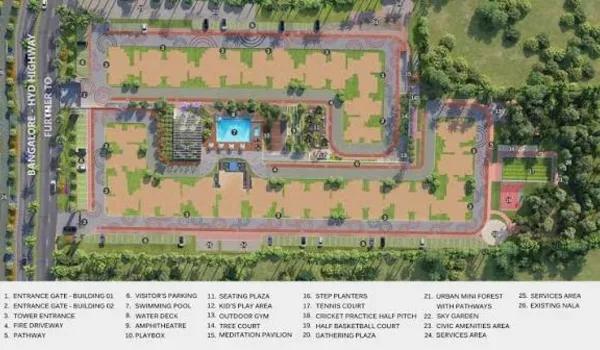 Purva Zenium master plan