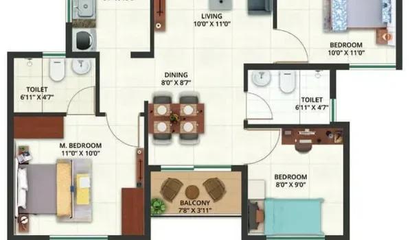 Sattva Aeropolis floor plan