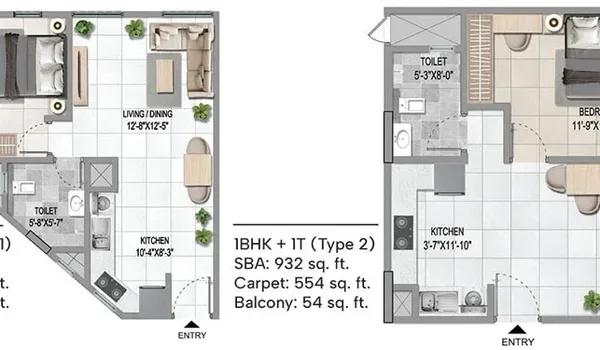 Sattva Vasanta Cove floor plan