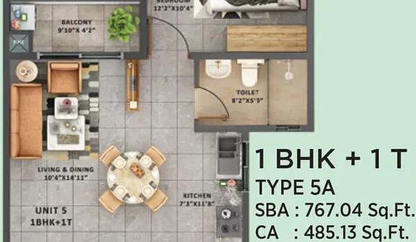 Sattva Forest Ridge floor plan