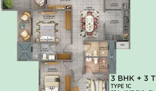 Sattva Forest Ridge floor plan