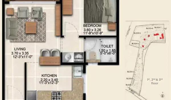 Sattva Simplicity floor plan