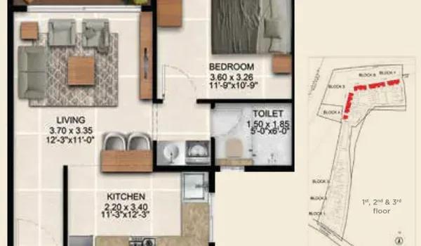 Sattva Simplicity floor plan
