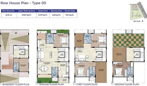 Sattva Songbird floor plan