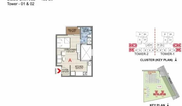 Sattva Songbird floor plan