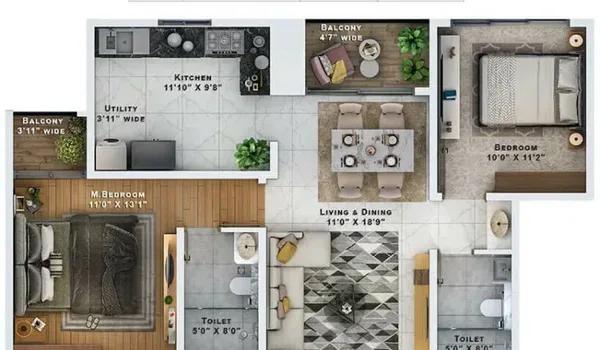 Sattva Lumina floor plan