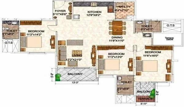 Century LIVA floor plan