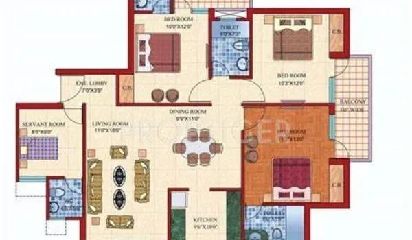 Century LIVA floor plan