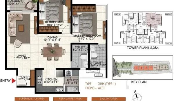 Shriram Songs Of The Earth floor plan